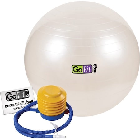 Exercise Ball With Pump (65cm; White)